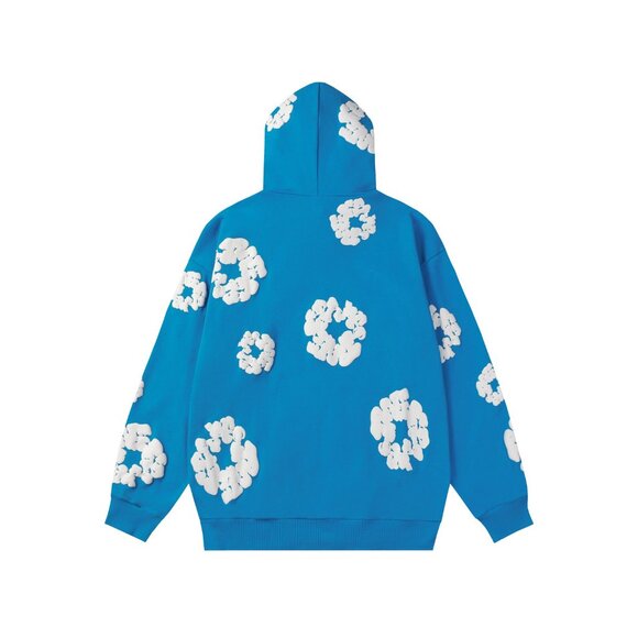 Blue Denim Tears Kapok Print Hoodie - Picture 2 of 8